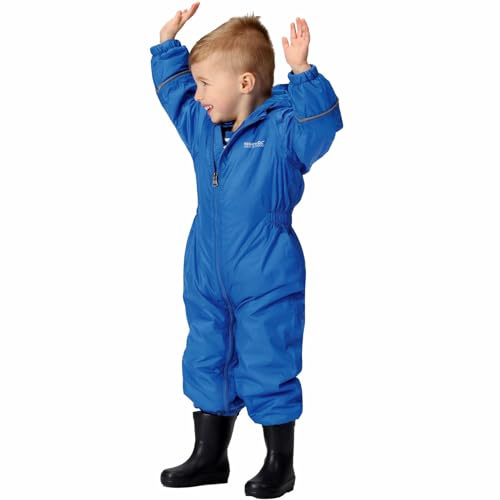 Regatta Kids Splosh III Waterproof Puddle Suit, Breathable & Insulated - Perfect for Outdoors & Walking