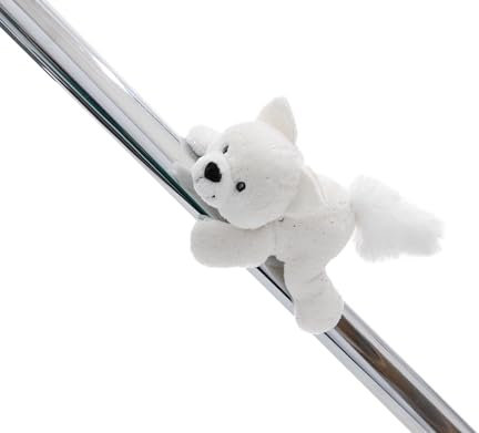 NICI MagNICI Polarfuchs Vanja 12cm weiß - Kuscheltier mit Magnet – Magnettier für Kühlschrank, Tafel, Metall & vieles mehr