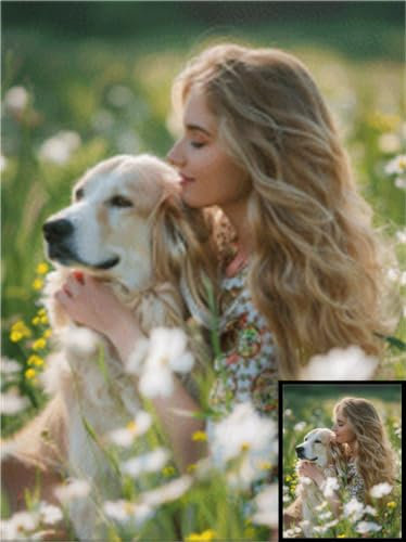 SHUIYAZI Personalisiertes Diamond Painting - Custom 5D DIY Eigenes Foto Selbst Gestalten Full Diamant Set für Erwachsene - Home Decor, 20x30cm CA-13