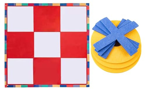 Giochi da giardino giganti per adulti, gioco gigante di tris all'aperto | Gioco di lancio in giardino grande - Giochi da campeggio per bambini, divertenti attività all'aria aperta, giochi per feste di