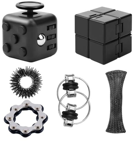 Fidget Cube 6pcs Anti Stress Würfel Spielzeug Fidget Toys Fidget Würfel Anti Stress Spielzeug Infinity Cube Für Kinder Und Erwachsene Stressaubbau Bei Nervösität