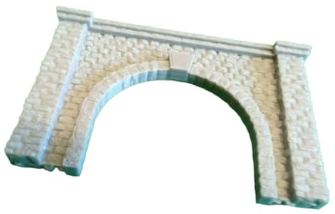 OO Gauge Railway Tunnel Entrance Stonework Single Track Model Train Portal