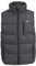 Mens Padded Gilet Bodywarmer with 3 Zip Pockets & Inner Storm Flap Clasp - Flint M