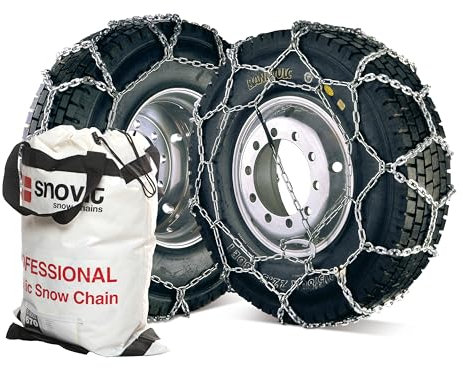 SNOVIT E-3000 Größe 590 Metall-Schneeketten für LKW und Bus ÖNORM V5119:2021 Set 2 Stück
