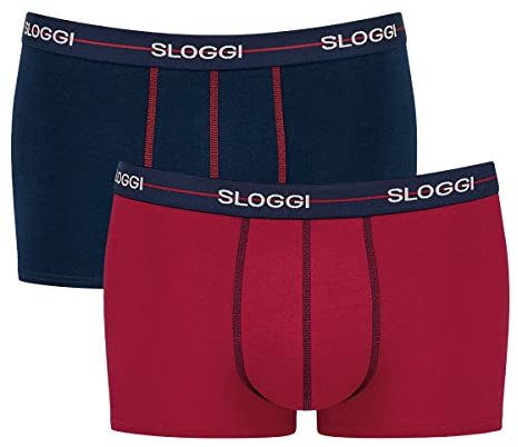 Sloggi Men Start Hipster C2p Box, Hipster Uomo, Blue - Dark Combination, 5