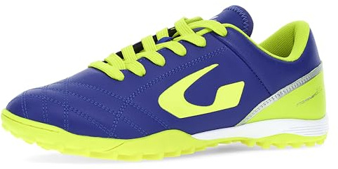 GEMS TFM01-0426 Scarpa TORNEO X Unisex, Blu/Giallo Fluo/Grigio EU 44