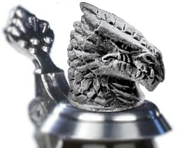 Flasklock tenn, ölflaska tennlock, ölflasklock, drake, drakhuvud, drake