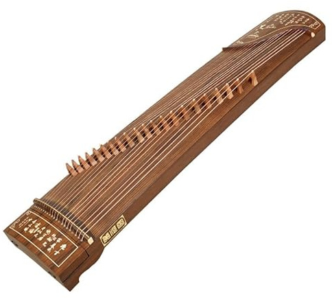 JITEM Paulownia Guzheng (163cm), Traditional Chinese 21-String Instrument, Hand-Carved Professional Zither, Suitable for Practice, Exams and Performances