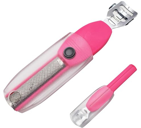 Yplkm Herramienta para quitar callos de pies, depurador de pies con piel muerta | Removedor de callos de de pies de acero inoxidable,Removedor de callos de pies, escofina para pies de doble cabeza