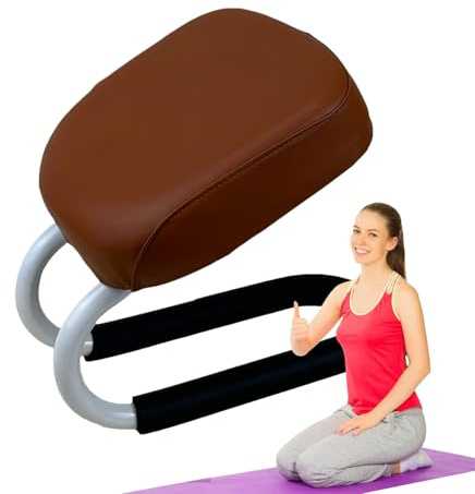 Meditationspall, bönstol, bärbar och mindful säte, mjuk , halkfri bas, yogatillbehör, hopfällbar knäbänk, för vuxna, barn, zen-träning, hem, reseanvändning
