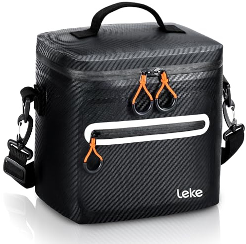 Lekesky Cool Bag 12/20L Waterproof Leakproof Insulated Cooler Lunch Bag, Thermal Lightweight Easy-Clean Lunch Box for Work & Outdoor Use