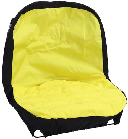 Dilwe Funda para Cojín de Asiento para Cortacésped, Oxford 300D, Funda para Cojín de Asiento para Cortacésped, Respaldo Acolchado, Protección Impermeable, Se Adapta a Asientos de 16,5 a 18 Pulgadas