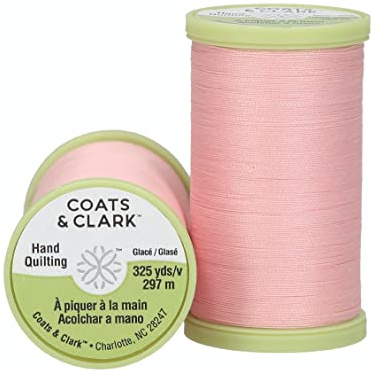 Coats & Clark Inc. Coats & Clark S960-1210 Dual Duty Plus Hand Quilting Thread, 325-Yard, Pink