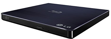 LG BP50NB40 6x Blu-ray Rewriter BD-RE/8x DVD±RW DL USB 2.0 Slim External Drive (