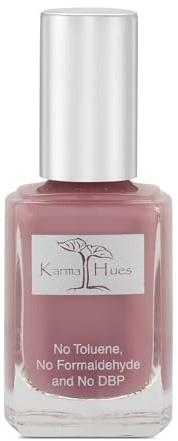 Karma Naturals Nail Polish – Non-Toxic, Vegan & Cruelty-Free (WINE O'CLOCK, 0.43 fl oz)