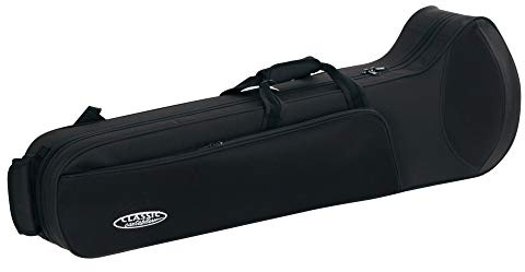 Classic Cantabile Bolsa para trombón - Práctico bolsa acolchado con correas, mochila impermeable resistente al desgarro - ligero estuche para todos trombones comunes - Bolsa exterior para accesorios