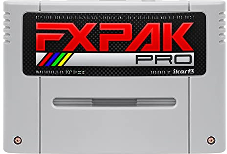 EVERDRIVE FXPAK PRO SNES Flash Cart with Micro SD Support (Class 10, 200GB, 9MB/s Read & Write, X-Ray & Magnetic Proof)