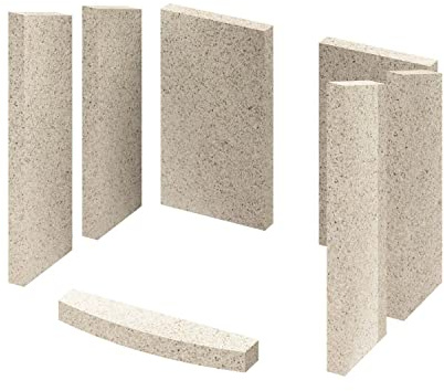 Innenauskleidung Vermiculite Kaminofen Hark Opera B ohne Umlenkplatte Brennraumauskleidung passgenau leicht austauschbar Feuerraumauskleidung