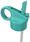 SHO Wiederverwendbarer Strohhalm-Deckel für SHO Flasche, 260 ml, 375 ml und 500 ml, BPA-frei (Aqua, 500 ml)