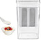BYZESTY Frischkäsebereiter, Joghurt Sieb Mit Deckel, Waschbar Molkeabscheider, Wiederverwendbarer Feine Filtersiebe, 1100ml Feinmaschiges Joghurt Sieb, Joghurtbereiter Für Milch, Saft, Küchenzubehör