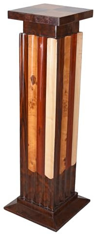 Columna antigua de madera decorativa para flores, 109 cm, cat053