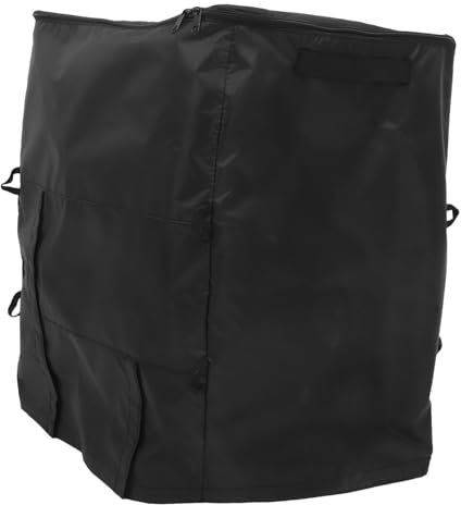 ibasenice Hot Tub Thermal Heater Cover and Spa Pump Protector for Outdoor Heated Pools, Waterproof Black Insulated Enclosure Dustproof Design for Hot Tub Heater and Pump