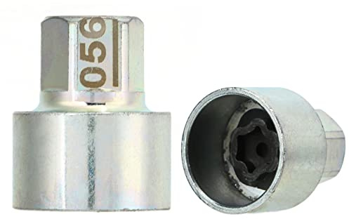 Ejoyous Llave de Bloqueo para Rueda, Compatible con Series 1 3 5 6 7 X1 X2 X3 X4 X5 X6 Z4, Enchufe de Tuerca Antirrobo, Modelo 056