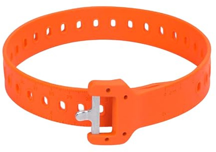 Milageto Correa de tensión multiusos, cuerda de multifuncional, elástica práctica multiusos con hebilla para equipo, viajes, deportes al aire libre, Naranja