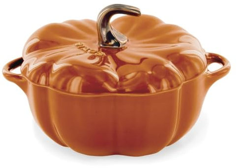 STAUB 0,5 qt Petite Keramik, ofen- und herdfest bis 300 °C, Kürbisschale, Backen, Süßigkeitenschale, Burnt Orange