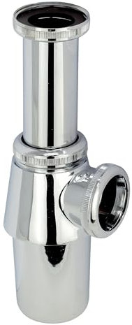 Wirquin 30718960 – Sifón de lavabo 1 4 D32 – Latón cromado