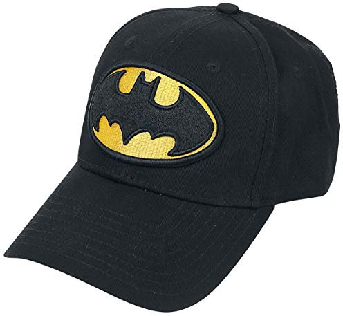 BATMAN ACBATMBBC013 Casquette de Baseball, Noir, Taille Unique Mixte