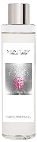 Stoneglow Nature's Gift Collection - Pink Pepper Flowers Reed Diffuser Refill 210ml - Pink