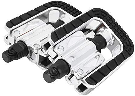 k1155 Bike Pedal, Save More Space Pedal Folding Bike Folding Pedal, With Reflective Strip Bicycle Modified Accessory for Road Bicycle