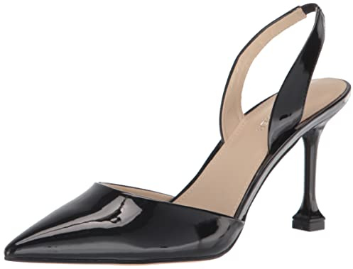 Marc Fisher Women's Hadya Pump, Black Leather, 8.5