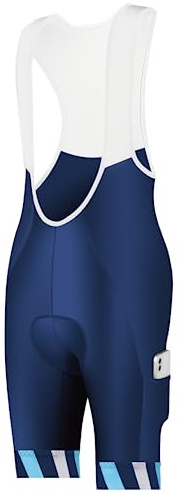 CEROTIPOLAR Radhosen für Herren, Lange Polsterung, Fahrrad-Bib-Shorts UPF50+