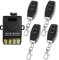 DieseRC 433Mhz Télécommande sans Fil Interrupteur AC 220V 230V 30A Relais Récepteur et 4 émetteurs Radio Control pour Pompe à Eau légère Appareils électroménagers Irrigation agricole