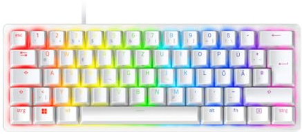 Razer Huntsman Mini Tastiera USB QWERTZ Inglese Bianco