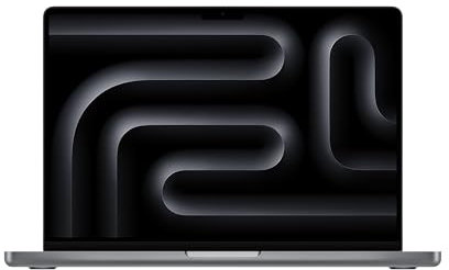 Apple 2023 MacBook Pro laptop M3 chip with 8‑core CPU, 10‑core GPU: 14.2-inch Liquid Retina XDR display, 8GB unified memory, 512GB SSD storage. Works with iPhone/iPad; Space Grey