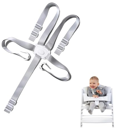 Yuaiosn Arnés Silla Bebé 5 Puntos, Arnes Seguridad Silla Niño, Cinturón de Seguridad para Bebé, Cinturón Seguridad Tronas, Arnés Seguridad Carro Bebe, Correa Seguridad Cochecito Bebé