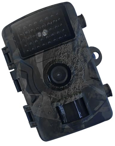 ifundom Telecamera da Caccia 12mp 1080p Schermo 2”, Sensore di Movimento Pir e 26 LED Ir per Visione Notturna, Videocamera per Esterni e Monitoraggio Fauna Selvatica