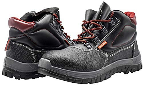 Bellota 7230043S3 - Botas de Seguridad Classic de Hombre y Mujer (Talla 43) de Piel Hidrofugada con Forro Acolchado Transpirable