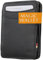 Hunterson Flacher Geldbeutel Fuer Herren aus Leder, Magic Wallet mit RFID-Schutz, Geldboerse mit Kleingeld und Platz Fuer 6 Karten, Black