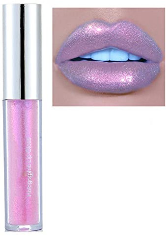 Lip Gloss, Pflegender Lipgloss Mit 3D Effekt, Lila Rosa, Glänzend, Strahlend Frisch Lip Stain, Feuchtigkeitsspendender Lippenstift für Mädchen Und Frauen (3#)