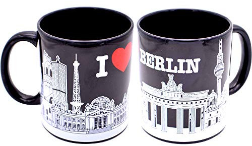 Tasse Mug Cup I Love Berlin Skyline schwarz