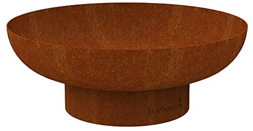 Barbecook feuerschale Jack 60 cm, gartendeko rostoptik, Cortenstahl, 60 x 25 cm