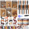 vamei 60Stk Pferde Mitgebsel Kindergeburtstag Give Aways Gastgeschenke mit Notizbuch UV Zauberstifte Pferde Figuren Silikonarmband DIY Stickers Pferde Party Mitbringsel Pinata Füllung