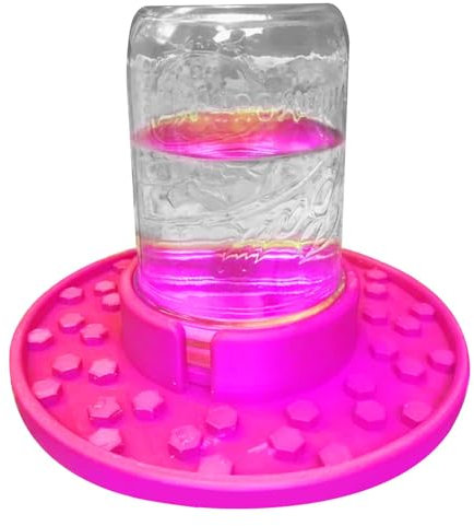 HunicandIU Abbeveratoio per api, contenitore per alimenti per api | Distributore per alveari, barattolo per conserve – Bicchiere da giardino, dispenser per acqua di zucchero e mangimi d'ingresso,