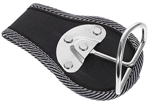 MUCKLILY bolsa para colgar martillos estante cinturón porta taladros cinturon portaherramientas cinturón portaherramientas tenacillas gancho para cinturón broche de cinturón hierro Black