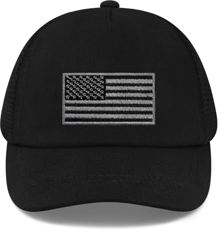qikqik Toddler Baseball Hat Toddler Hats Boys 2T-4T Kids Baseball Cap Kids Trucker Hat Toddlers Snapback Hats for Boys USA Cap