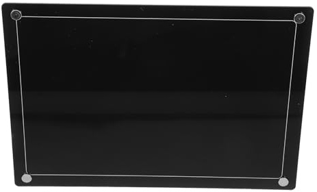 DIYEAH Tablero Magnético de Planificación Acrílico Transparente Pizarra Práctica y Borrable para Frigorífico Organizador Diario con Imanes Fijos para Cocina y Hogar